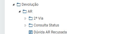 Acompanhamento de AR no Requestia